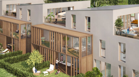 Programme immobilier neuf L'Egérie - La Tronche, appartements du 2 au 5 pièces près de Grenoble (38700) - Référence : 17573