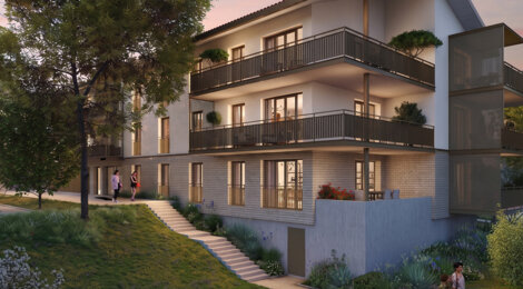 Programme immobilier neuf L'Egérie - La Tronche, appartements du 2 au 5 pièces près de Grenoble (38700) - Référence : 17573