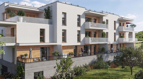 Programme immobilier neuf L'Egérie - La Tronche, appartements du 2 au 5 pièces près de Grenoble (38700) - Référence : 17573