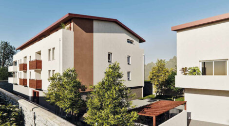Programme immobilier neuf Le Clos Roman - La Tronche : appartements neufs T2–T5 proche du secteur Île Verte (38700) - Référence : 15408