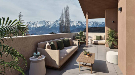 Programme immobilier neuf Le Clos Roman - La Tronche : appartements neufs T2–T5 proche du secteur Île Verte (38700) - Référence : 15408