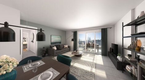 Programme immobilier neuf La Marjolaine - La Turballe à 300 m de la plage du port et des commerces (44420) - Référence : 15520