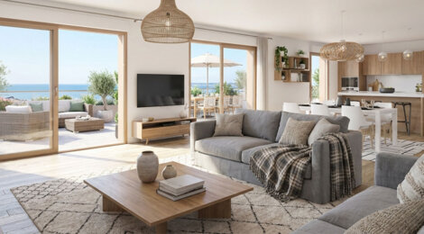 Programme immobilier neuf RESIDENCE VILLA BEAU RIVAGE - La Turballe accès direct à la Plage des Bretons (44420) - Référence : 14149