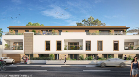 Programme immobilier neuf RESIDENCE VILLA BEAU RIVAGE - La Turballe accès direct à la Plage des Bretons (44420) - Référence : 14149