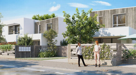 Programme immobilier neuf SCCV L'EDEN - La Turballe : Maisons T4–T5 avec jardins, parkings et cadre verdoyant à quelques pas de la plage (44420) - Référence : 12835