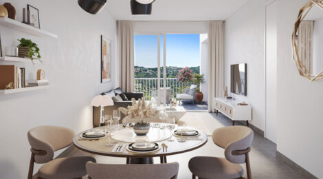 Programme immobilier neuf LES CIMES D'AZUR - La Turbie aux portes de  Nice (06320) - Référence : 13623