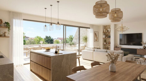 Programme immobilier neuf Plénitude - La Verpillière appartements lumineux proche Lyon et gare (38290) - Référence : 17563