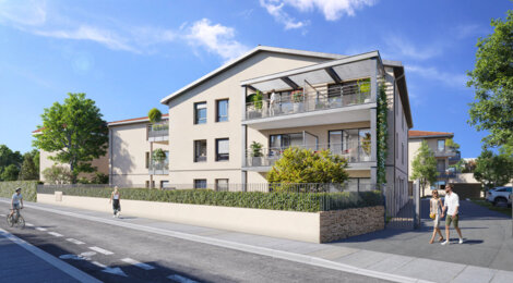 Programme immobilier neuf FLORA - La Verpillière : logements neufs T2–T5 à 150 m de la gare routière (38290) - Référence : 15379