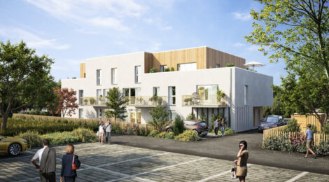 Programme immobilier neuf LUMIERE - Laillé : 9 appartements neufs du 2 au 4 pièces proche de toutes commodités (35890) - Référence : 12543