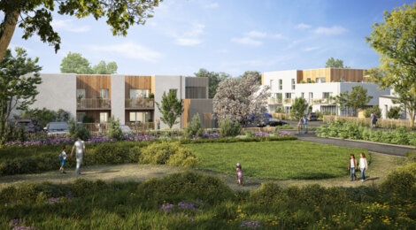 Programme immobilier neuf LUMIERE - Laillé : 9 appartements neufs du 2 au 4 pièces proche de toutes commodités (35890) - Référence : 12543