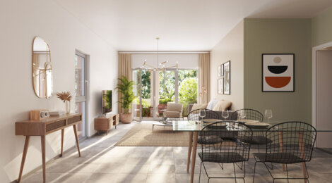 Programme immobilier neuf La résidence du parc aux écureuils - Lambesc : Appartements T2–T4 avec terrasses, jardins privatifs et proximité centre-ville (13410) - Référence : 6944