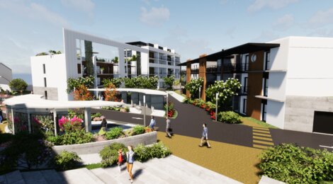 Programme immobilier neuf L'ILOT BELHOMMET - Landerneau : appartements neufs du 2 au 4 pièces à 500 m du cœur de ville (29800) - Référence : 11019