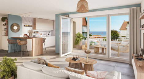 Programme immobilier neuf SAPHIR - Langrune-sur-Mer proche de la promenade côtière (14830) - Référence : 14459
