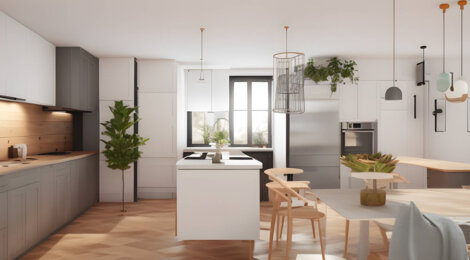 Programme immobilier neuf LES JARDINS DU BOURG - Lannilis : Appartements T2–T4 avec terrasses, proximité commodités et cœur de ville (29870) - Référence : 13442