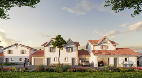 Programme immobilier neuf Domaine d'Hestia - LANTON (33) - Lanton maisons duplex  près de la plage Suzette (33138) - Référence : 15039