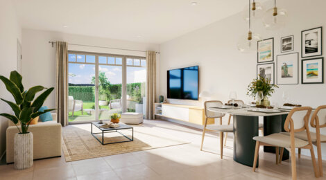 Programme immobilier neuf Domaine d'Hestia - LANTON (33) - Lanton maisons duplex  près de la plage Suzette (33138) - Référence : 15039