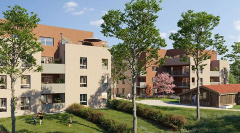 Programme immobilier neuf Hameau des Vernays - L'Arbresle appartements lumineux entre Beaujolais et Monts du Lyonnais (69210) - Référence : 17576
