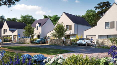 Programme immobilier neuf Villas des 4 îles - Larmor-Baden : Maisons neuves à 15 min à pied de l’Île Berder (56870) - Référence : 15694