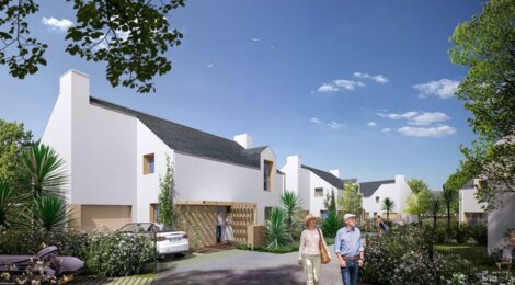 Programme immobilier neuf LITTORAL - Larmor-Baden : maisons neuves de 5 pièces à 500m de la plage (56870) - Référence : 10826