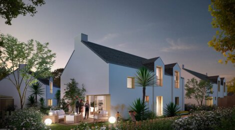 Programme immobilier neuf LITTORAL - Larmor-Baden : maisons neuves de 5 pièces à 500m de la plage (56870) - Référence : 10826