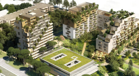 Programme immobilier neuf ILOT DES PLATANES - Lattes entre Montpellier et mer quartier Boirargues tramway (34970) - Référence : 17163