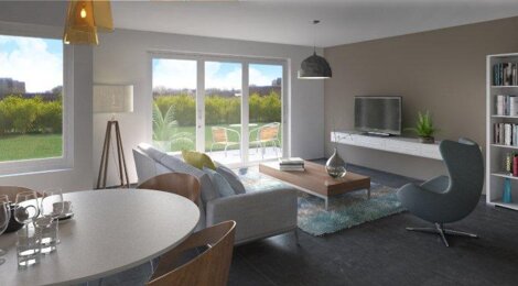 Programme immobilier neuf Les Jardins de l'observatoire - Laxou : Villas et appartements avec larges ouvertures et prestations complètes près du centre-ville (54520) - Référence : 218
