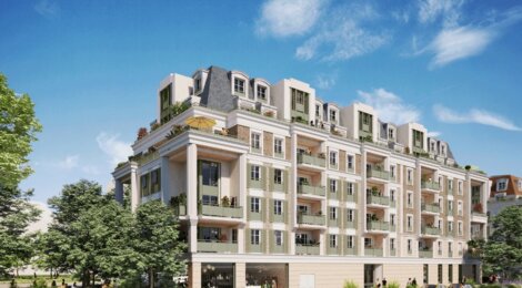 Programme immobilier neuf Village Eiffel 1 - Lot 1-6 - Le Blanc-Mesnil : appartements neufs éligibles PTZ et TVA réduite près du parc de 6,8 hectares (93150) - Référence : 14846