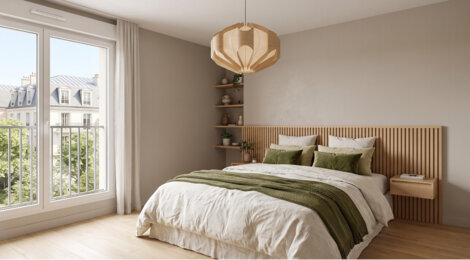 Programme immobilier neuf Le Domaine du Chevalier - Le Blanc-Mesnil : Appartements studio–T5 avec terrasses, parking sécurisé et proximité écrin de verdure (93150) - Référence : 14760