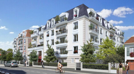 Programme immobilier neuf La Baronnie - Le Blanc-Mesnil : Appartements T2–T5 avec terrasses, à distance piétonne du RER B (93150) - Référence : 14468