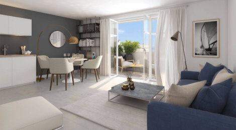 Programme immobilier neuf Villa Auber - Le Blanc-Mesnil : Appartements T2–T5 avec terrasses, parking sécurisé et proximité centre-ville (93150) - Référence : 14654