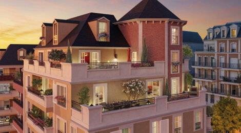 Programme immobilier neuf Villa Auber - Le Blanc-Mesnil : Appartements T2–T5 avec terrasses, parking sécurisé et proximité centre-ville (93150) - Référence : 14654