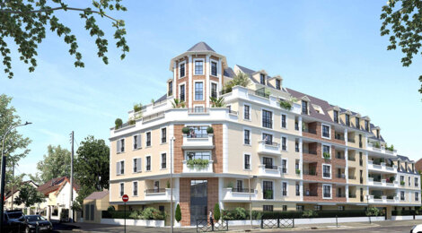 Programme immobilier neuf Villa Auber - Le Blanc-Mesnil : Appartements T2–T5 avec terrasses, parking sécurisé et proximité centre-ville (93150) - Référence : 14654