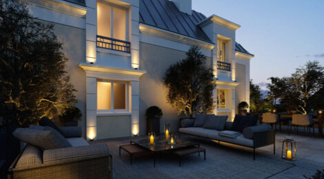 Programme immobilier neuf Les Terrasses d'Amelia - Le Blanc-Mesnil : Appartements T2–T5 avec terrasses, parking sécurisé et proximité RER B gare de Drancy (93150) - Référence : 7120