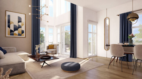 Programme immobilier neuf Esprit 153 - Le Blanc-Mesnil, résidence neuve à 9 min du RER B et des métros 16 et 17 (93150) - Référence : 15957