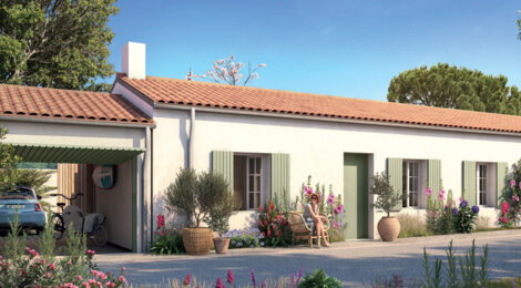 Programme immobilier neuf LES VILLAS IODEES - Le Bois-Plage-en-Ré à proximité de la plage (17580) - Référence : 12883