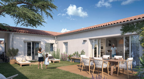 Programme immobilier neuf LES VILLAS IODEES - Le Bois-Plage-en-Ré à proximité de la plage (17580) - Référence : 12883
