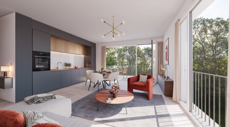 Programme immobilier neuf Le Domaine de Buttet - Le Bourget-du-Lac : appartements neufs T2–T5 à 10 min de la plage (73370) - Référence : 15738