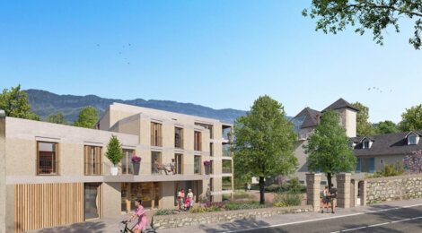Programme immobilier neuf Le Domaine de Buttet - Le Bourget-du-Lac : appartements neufs T2–T5 à 10 min de la plage (73370) - Référence : 15738