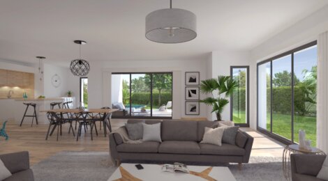 Programme immobilier neuf VILLA LUMIERE LE BOUSCAT - Le Bouscat : 4 maisons duplex neuves T5 avec piscine à 5 min de Bordeaux Lac (33110) - Référence : 14896