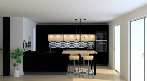 Programme immobilier neuf VILLA LUMIERE LE BOUSCAT - Le Bouscat : 4 maisons duplex neuves T5 avec piscine à 5 min de Bordeaux Lac (33110) - Référence : 14896