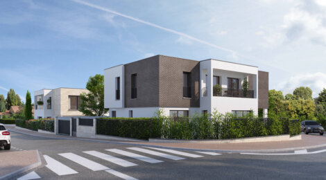 Programme immobilier neuf Villa Lumière - Le Bouscat : maisons neuves 5 pièces avec piscine en quartier résidentiel (33110) - Référence : 8040