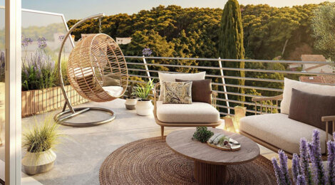 Programme immobilier neuf Côté Cannet - Le Cannet appartements avec terrasse près de Cannes (06110) - Référence : 17601