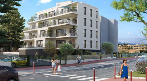 Programme immobilier neuf Côté Cannet - Le Cannet appartements avec terrasse près de Cannes (06110) - Référence : 17601