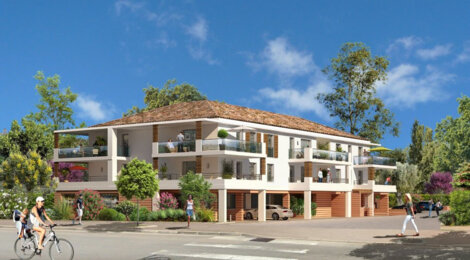 Programme immobilier neuf OLIVERDE -  Le Cannet : appartements neufs du 2 au 4 pièces en quartier verdoyant (06110) - Référence : 11472