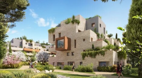 Programme immobilier neuf CARRE D'ASTRES -  Le Crès : appartements neufs du 2 au 4 pièces au pied du lac (34920) - Référence : 15128