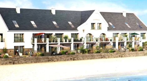 Programme immobilier neuf LA ROSE DES SABLES - Le Croisic : 49 appartements T1 bis–T4 avec vue mer et terrasses en architecture contemporaine (44490) - Référence : 118