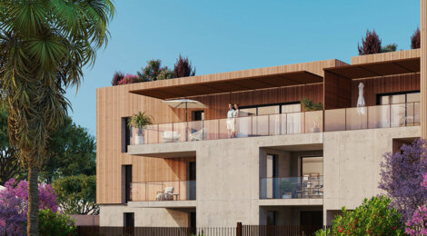 Programme immobilier neuf PATIO NEMA - Le Grau-du-Roi : appartements neufs du 2 au 4 pièces à 250m des plages (30240) - Référence : 14763