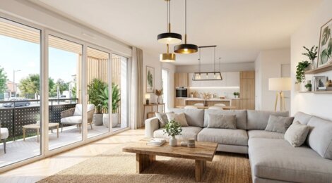 Programme immobilier neuf LES JARDINS DE LA COTE D ALBATRE - Le Havre à proximité des commerces et du centre (76600) - Référence : 12374