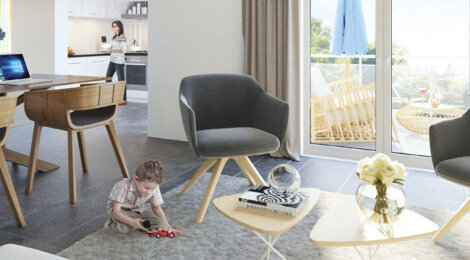 Programme immobilier neuf Expression 360 - Le Havre : appartements neufs du 2 au 3 pièces près du bassin de Vauban (76600) - Référence : 15556
