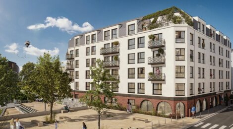 Programme immobilier neuf Carré LH - Le Havre : résidence étudiante LMNP du studio au 7 pièces en quartier universitaire (76600) - Référence : 15153
